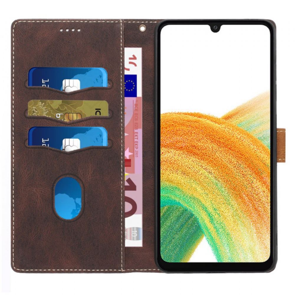 Kožený Kryt Samsung Galaxy S24 Plus 5g Vlys