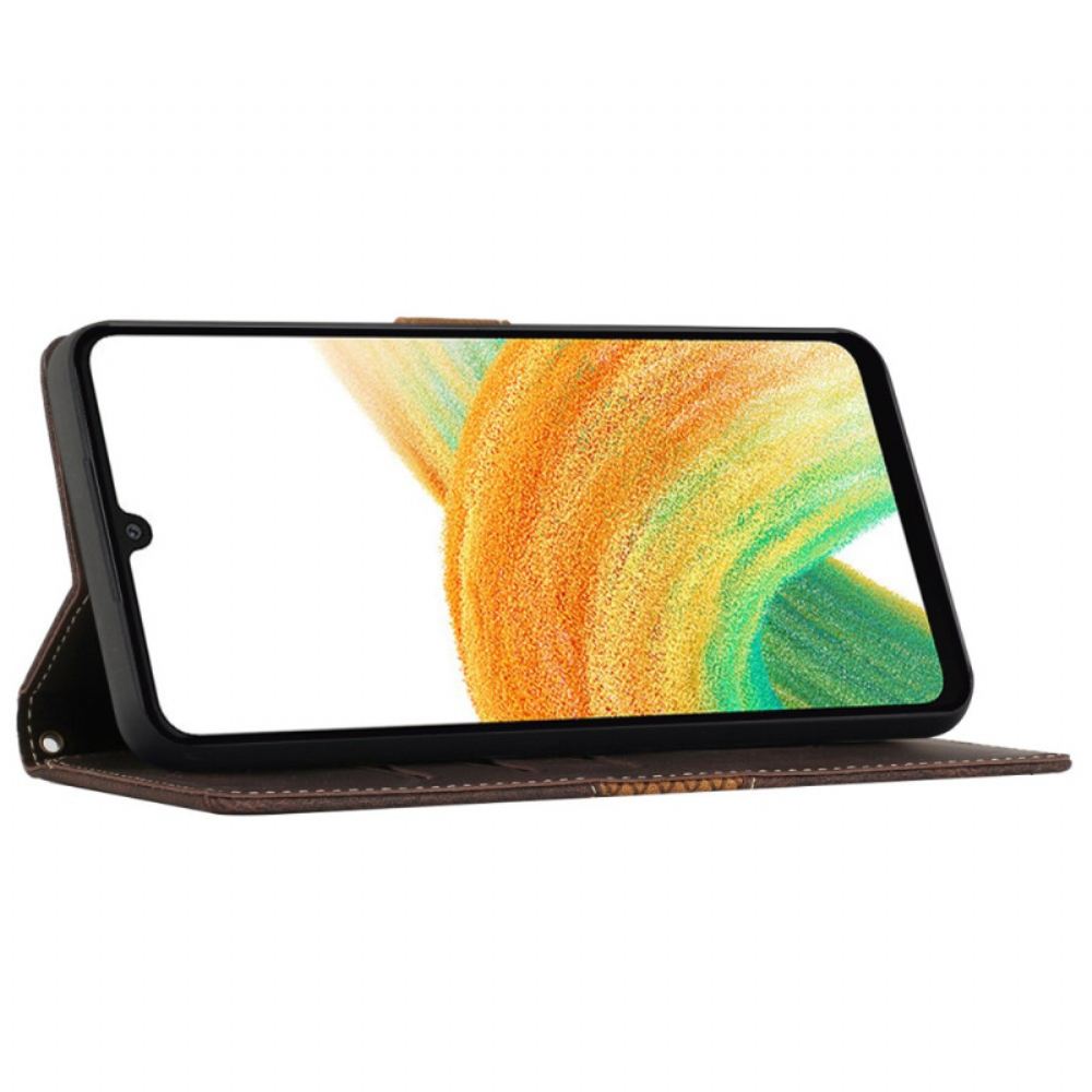 Kožený Kryt Samsung Galaxy S24 Plus 5g Vlys