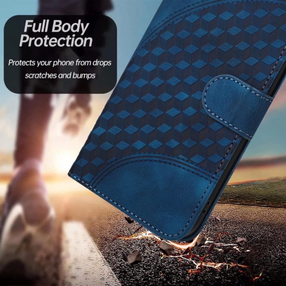 Kožený Kryt Samsung Galaxy S24 Plus 5g Vzor Sloní Hlavy S Popruhem