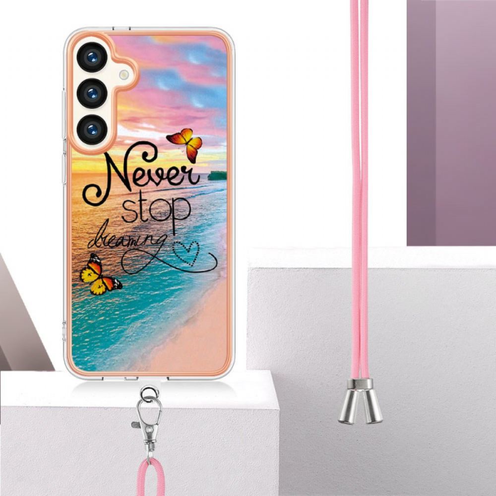 Kryt Na Samsung Galaxy S24 Plus 5g Cordon Nikdy Nepřestávej Snít