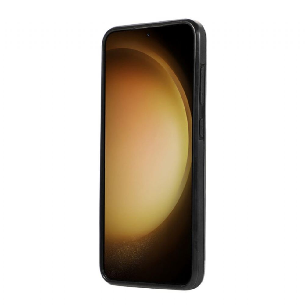 Kryt Na Samsung Galaxy S24 Plus 5g S Držákem Karty A Popruhem Přes Rameno