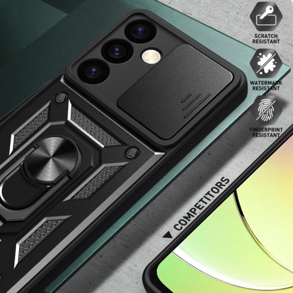 Kryt Na Samsung Galaxy S24 Plus 5g S Podpěrou A Posuvným Krytem Objektivu