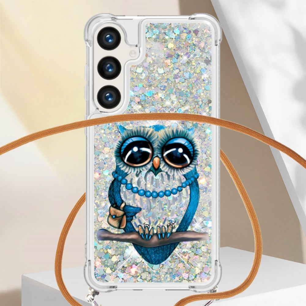 Kryt Na Samsung Galaxy S24 Plus 5g Se Sovou Šňůrou