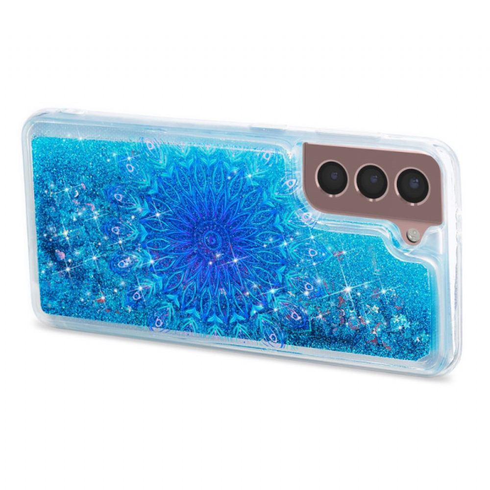 Kryt Na Samsung Galaxy S24 Plus 5g Tekuté Třpytky A Mandala