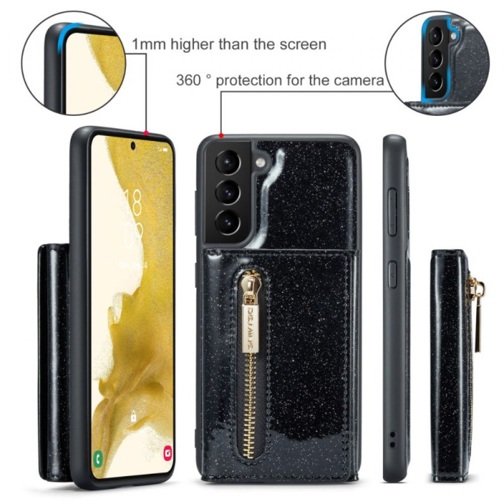 Kryt Na Samsung Galaxy S24 Plus 5g Třpytivá Odnímatelná Peněženka Dg.ming