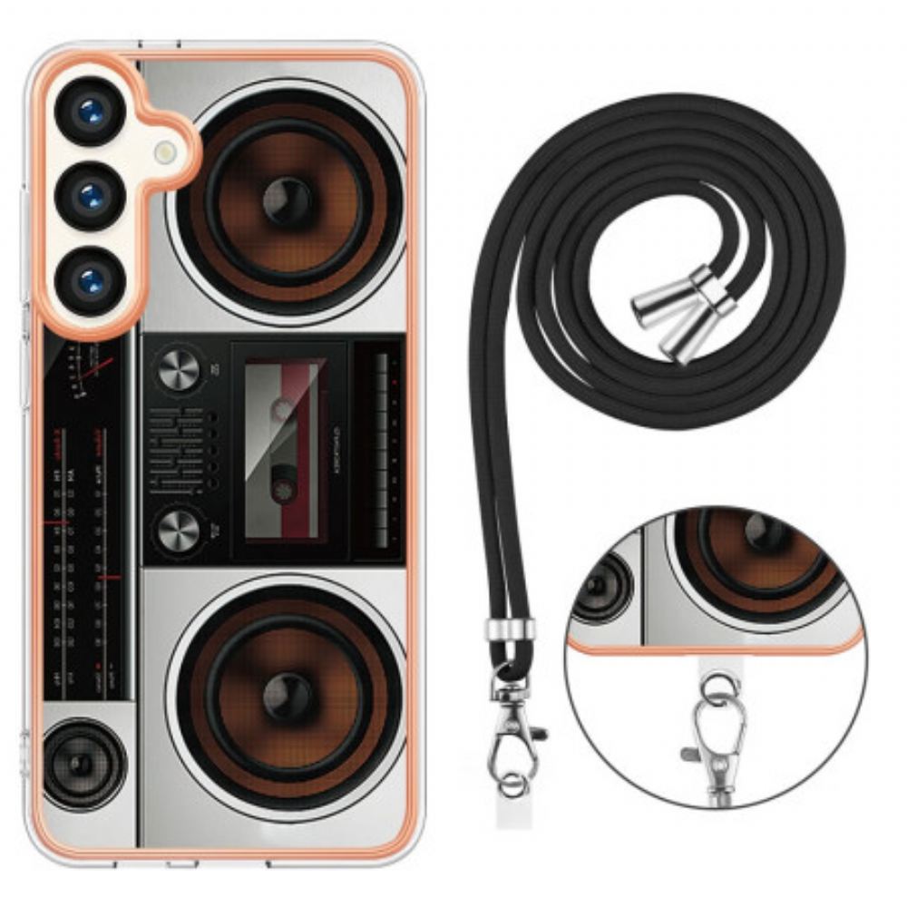 Kryt Na Samsung Galaxy S24 Plus 5g Vintage Rádiový Kabel