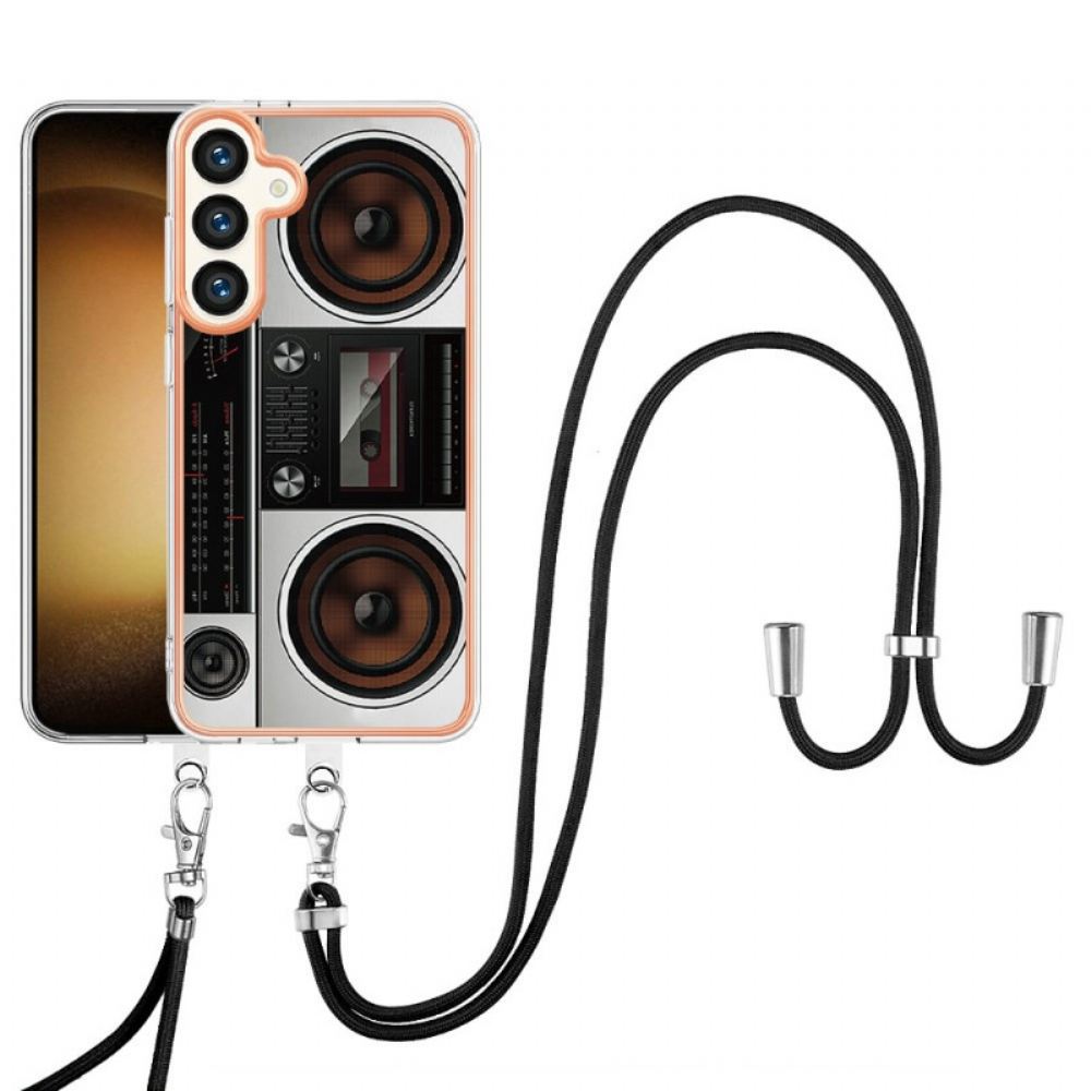 Kryt Na Samsung Galaxy S24 Plus 5g Vintage Rádiový Kabel