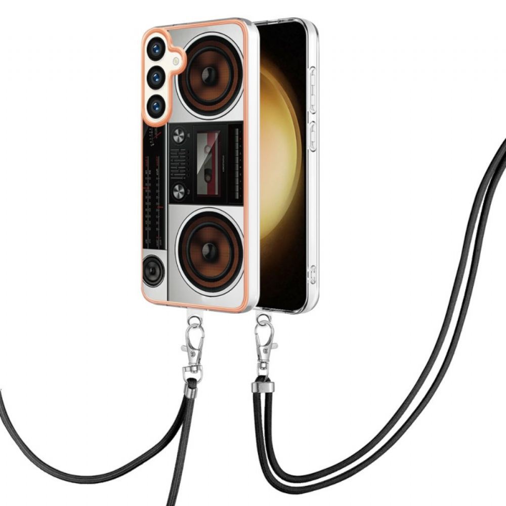 Kryt Na Samsung Galaxy S24 Plus 5g Vintage Rádiový Kabel