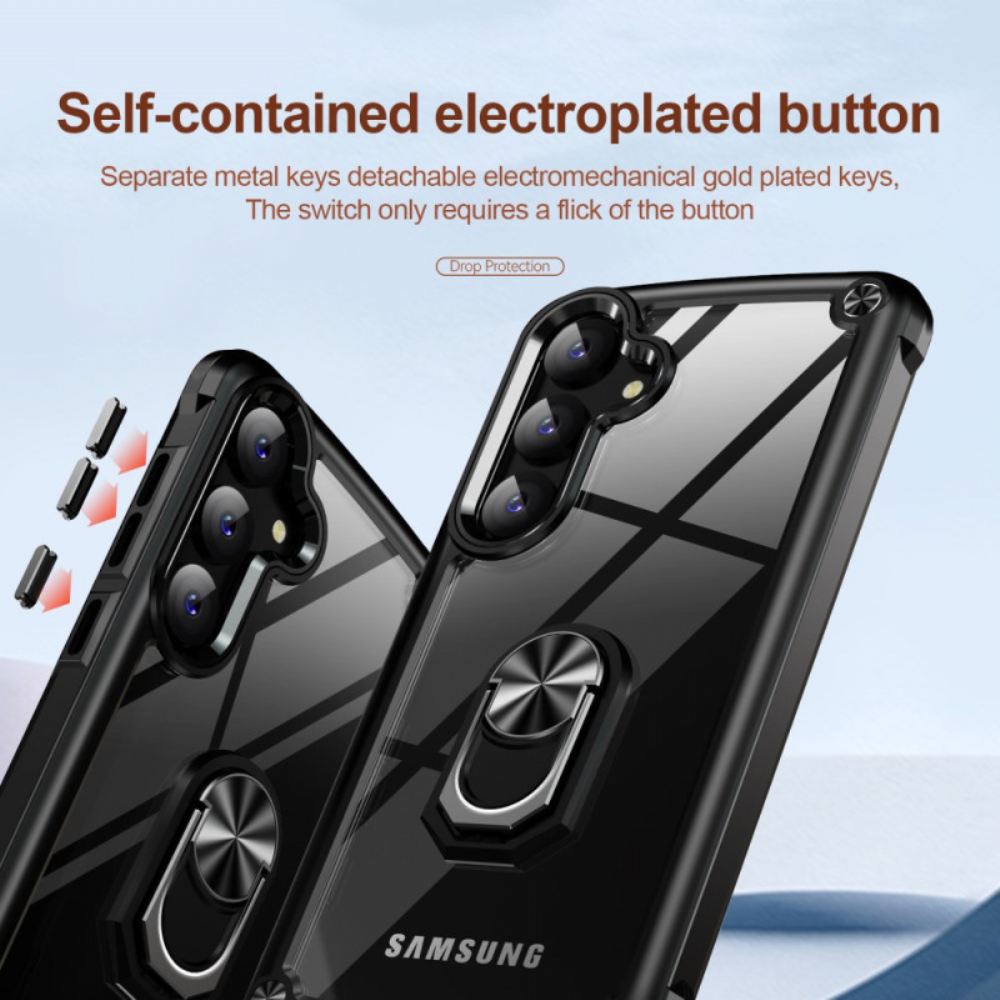 Kryt Samsung Galaxy S24 Plus 5g Kryty Na Mobil S Kovovým Opěrným Kroužkem