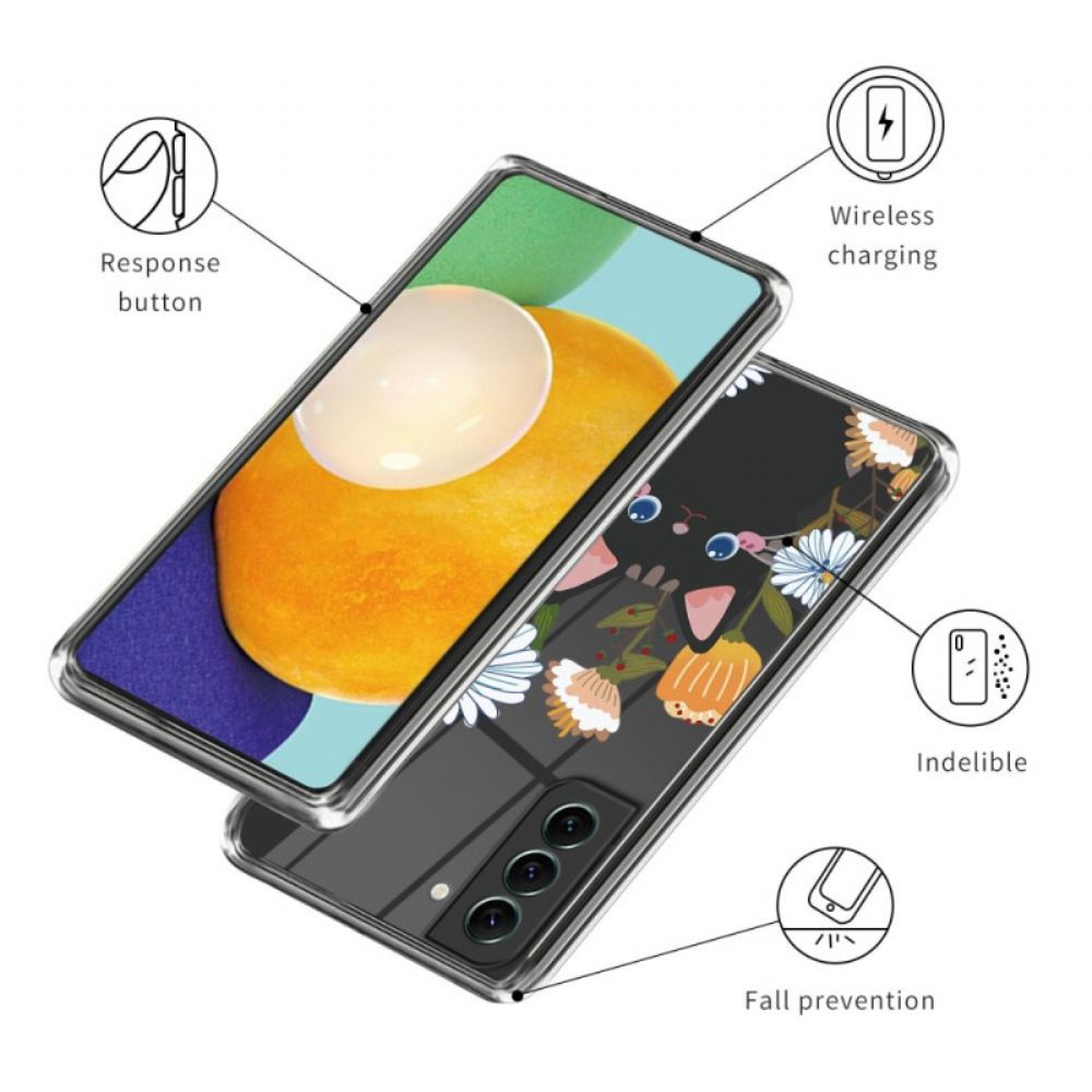 Kryt Samsung Galaxy S24 Plus 5g Květina A Kočka