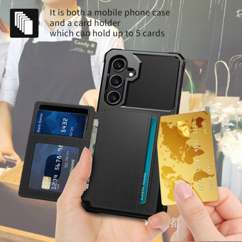Kryt Samsung Galaxy S24 Plus 5g Magnetický S Držákem Karty