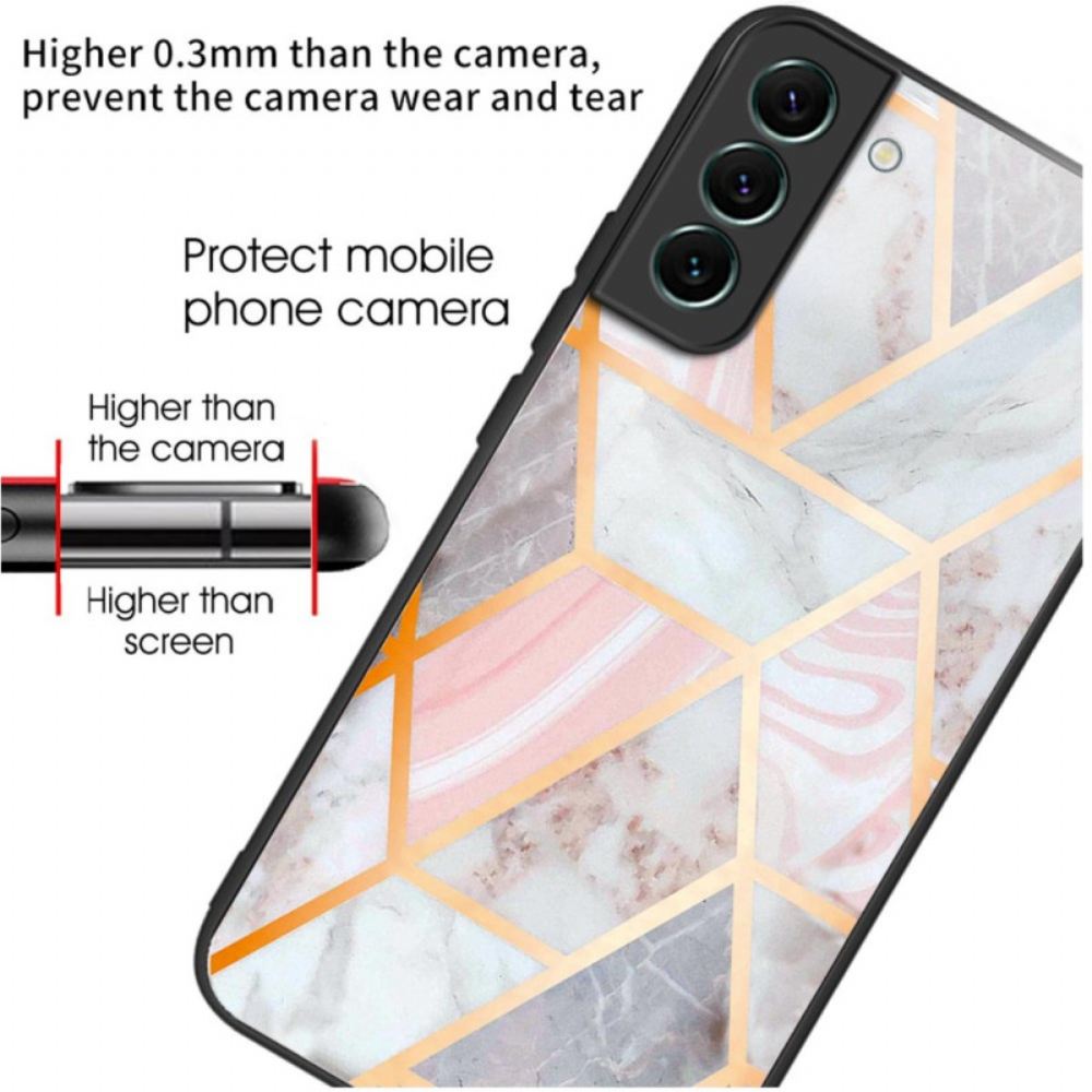 Kryt Samsung Galaxy S24 Plus 5g Tvrzené Sklo Z Růžového Mramoru