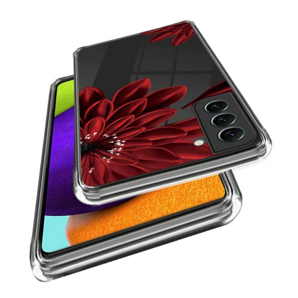 Kryt Samsung Galaxy S24 Plus 5g Červený Květ