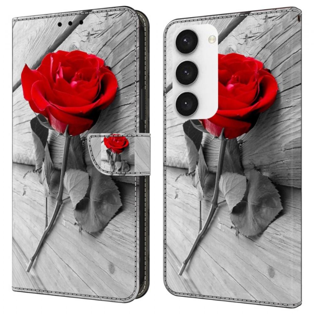 Peněženková Pouzdra Samsung Galaxy S24 Plus 5g Kryty Na Mobil Růžová