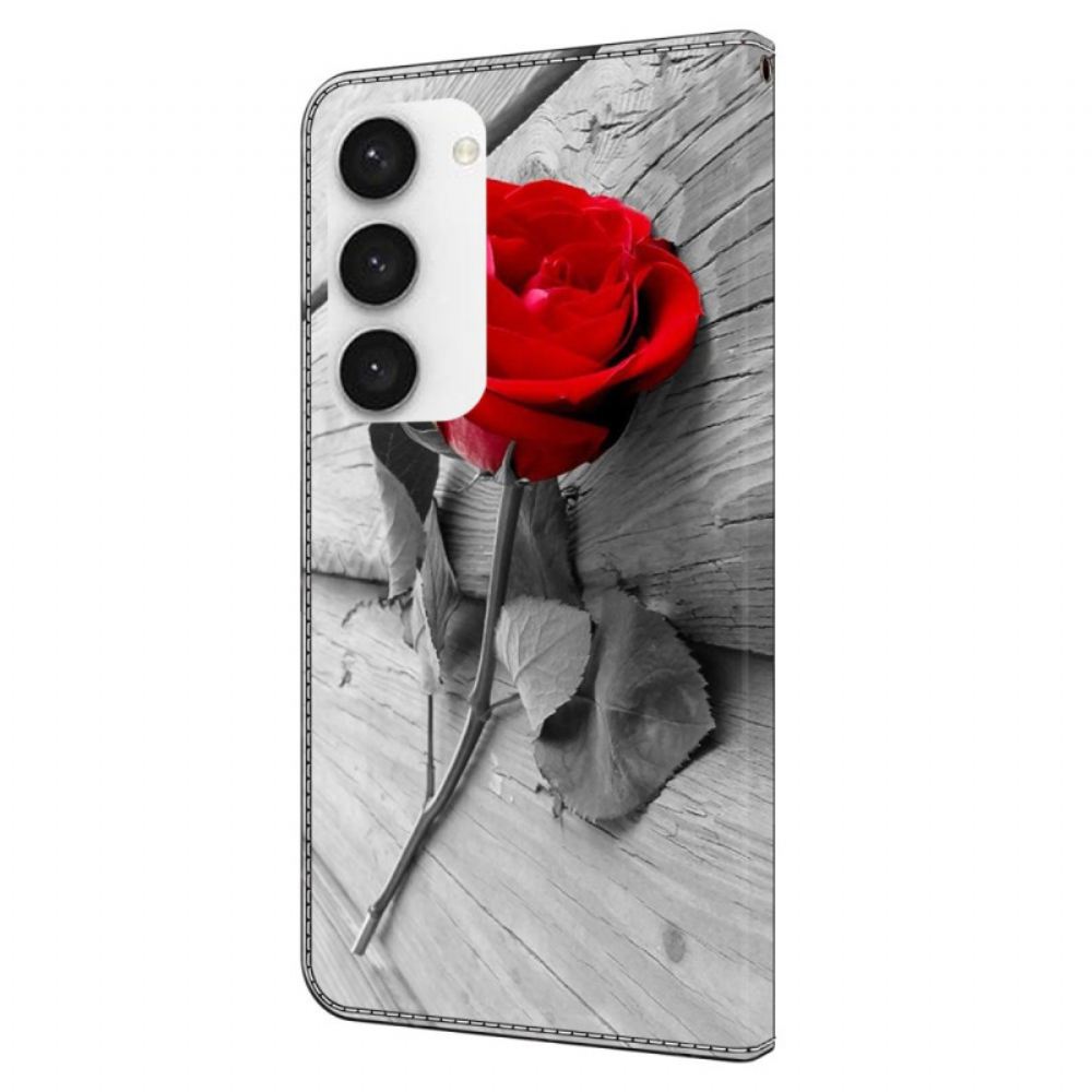 Peněženková Pouzdra Samsung Galaxy S24 Plus 5g Kryty Na Mobil Růžová
