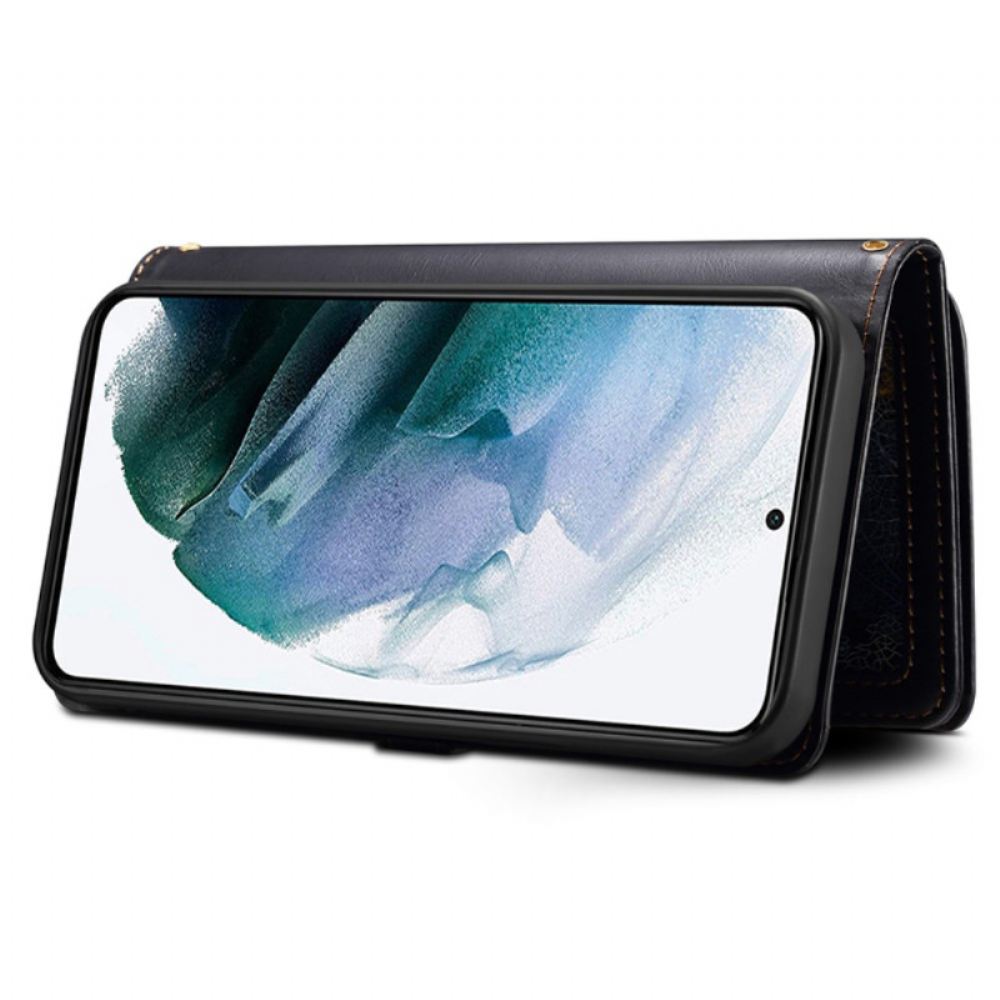 Peněženková Pouzdra Samsung Galaxy S24 Plus 5g Kryty Na Mobil Šňůrka A Ramenní Popruh Eseble S Blokováním Rfid