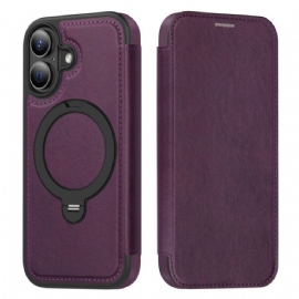 Kožené Pouzdro Folio iPhone 17 Integrované Blokování Rfid Magsafe