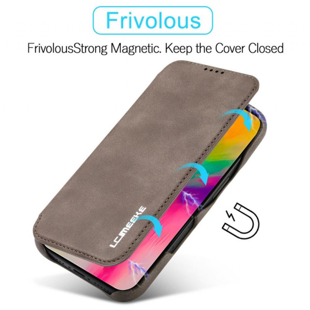 Kožené Pouzdro Folio iPhone 17 Lc.imeeke