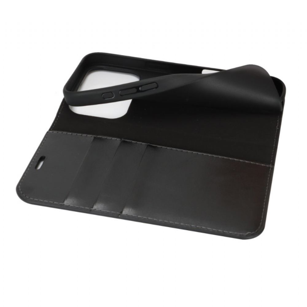 Kožené Pouzdro Folio iPhone 17 Profesionální Kůže