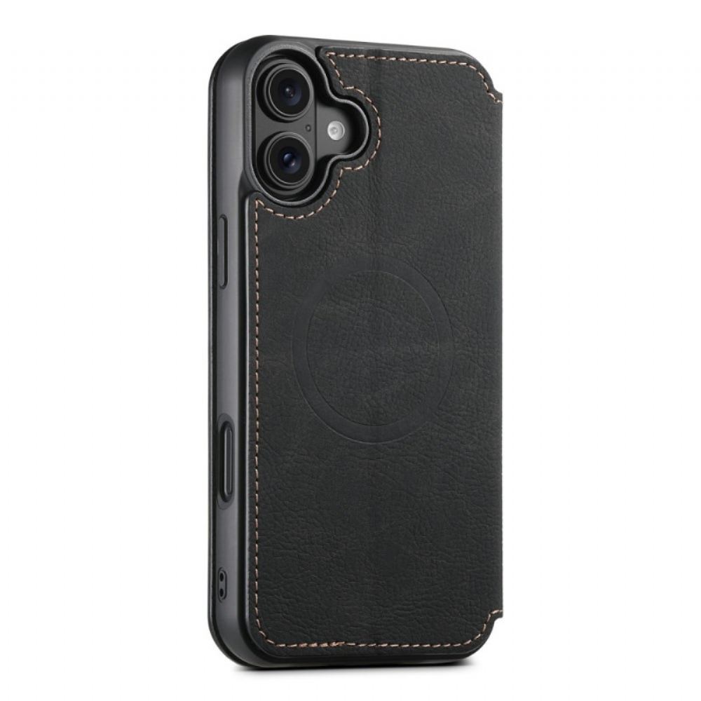 Kožené Pouzdro Folio iPhone 17 Styl Kůže Kompatibilní S Magsafe