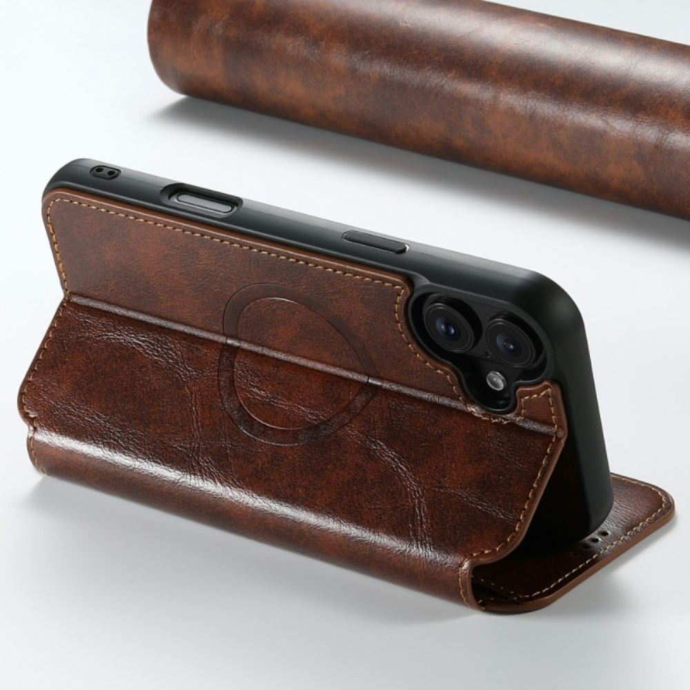 Kožené Pouzdro Folio Na iPhone 17 Kompatibilní S Magsafe