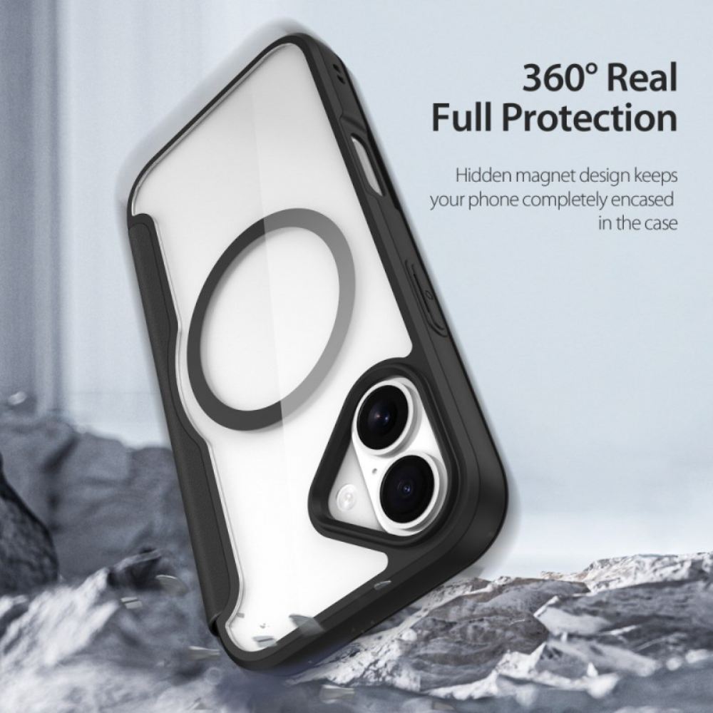 Kožené Pouzdro iPhone 17 Kryty Na Mobil Magsafe Skin X Pro Series Dux Ducis