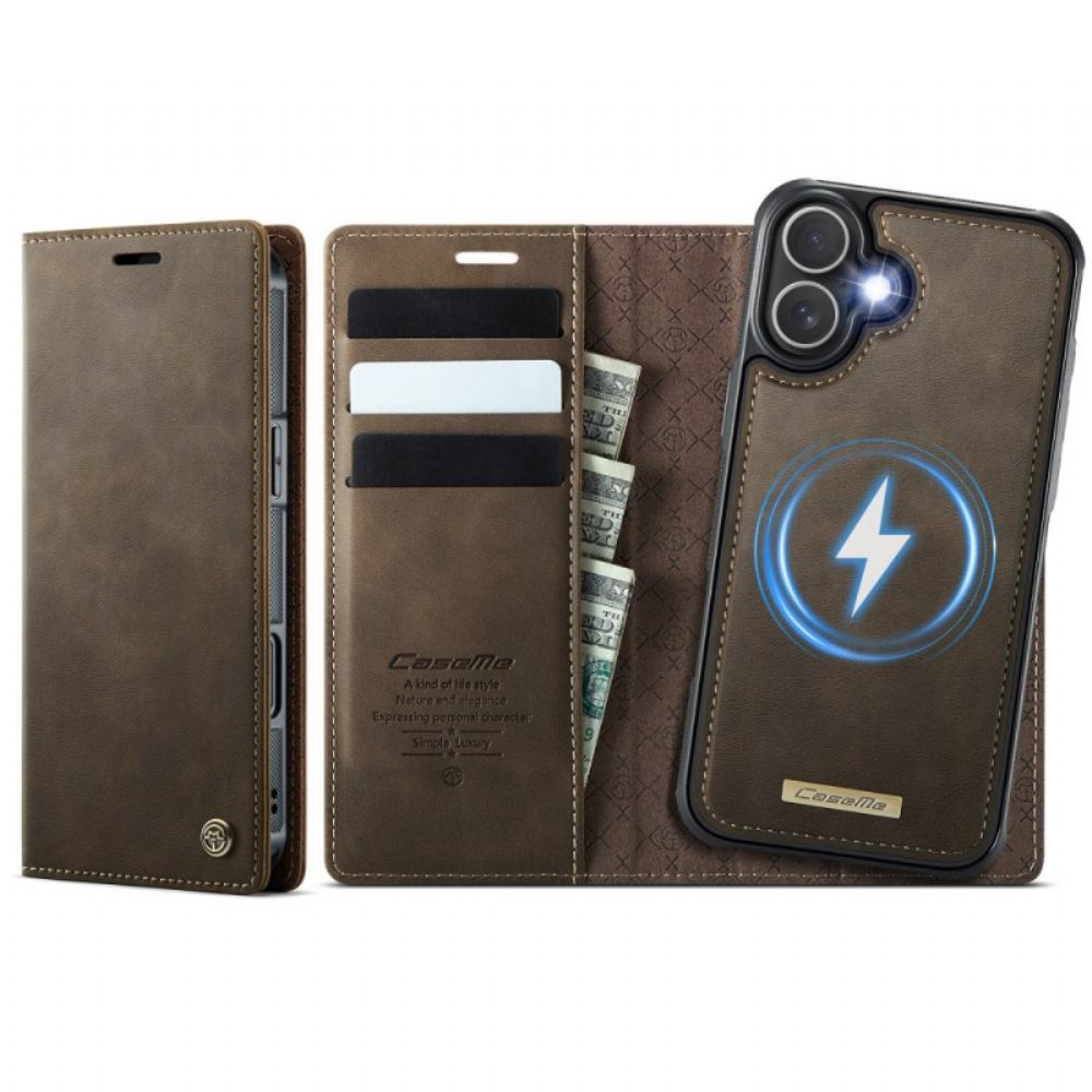 Kožené Pouzdro iPhone 17 Odnímatelné Pouzdro A Ochrana Rfid Kompatibilní S Magsafe