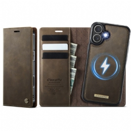Kožené Pouzdro iPhone 17 Odnímatelné Pouzdro A Ochrana Rfid Kompatibilní S Magsafe