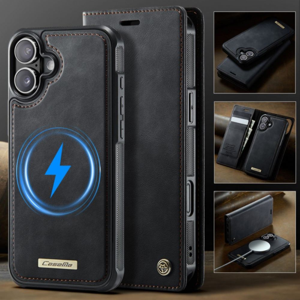 Kožené Pouzdro iPhone 17 Odnímatelné Pouzdro A Ochrana Rfid Kompatibilní S Magsafe