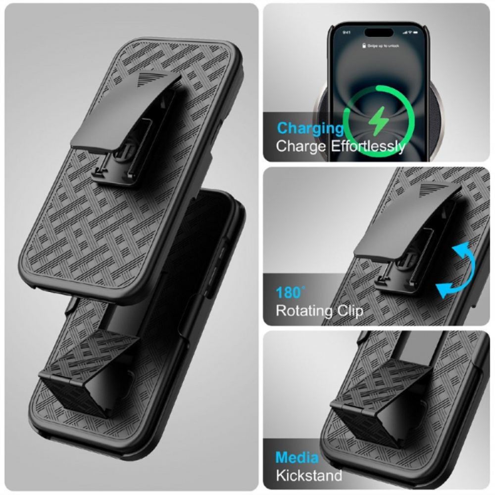 Kryt iPhone 17 Kryty Na Mobil Posuvný Se Stojánkem A Klipem