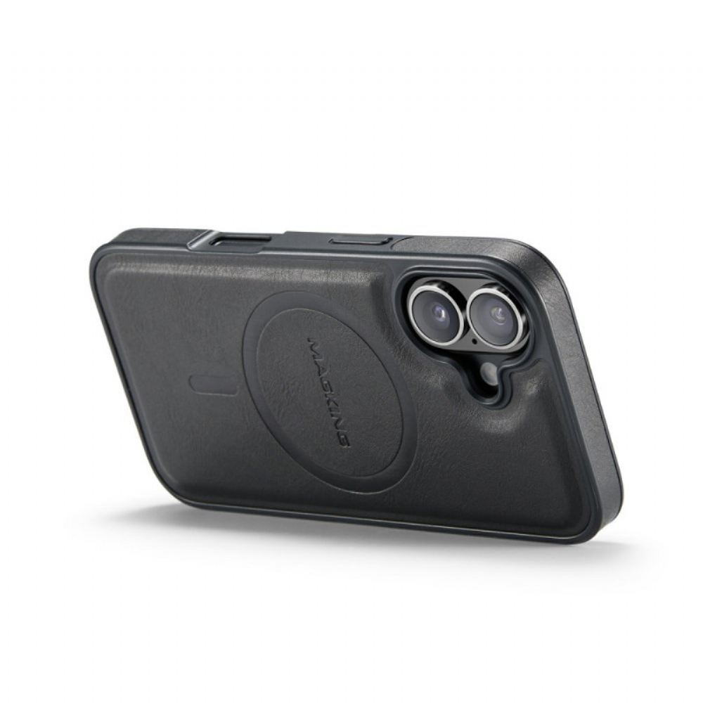 Kryt iPhone 17 Magsafe Kompatibilní S Prémiovým Koženým Efektem