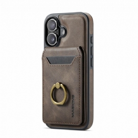 Kryt iPhone 17 Magsafe S Držákem Rfid Karet A Integrovaným Stojánkem