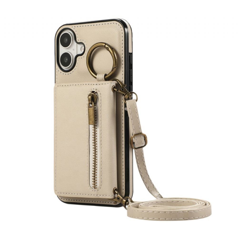 Kryt iPhone 17 Peněženka Na Zip