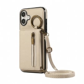 Kryt iPhone 17 Peněženka Na Zip