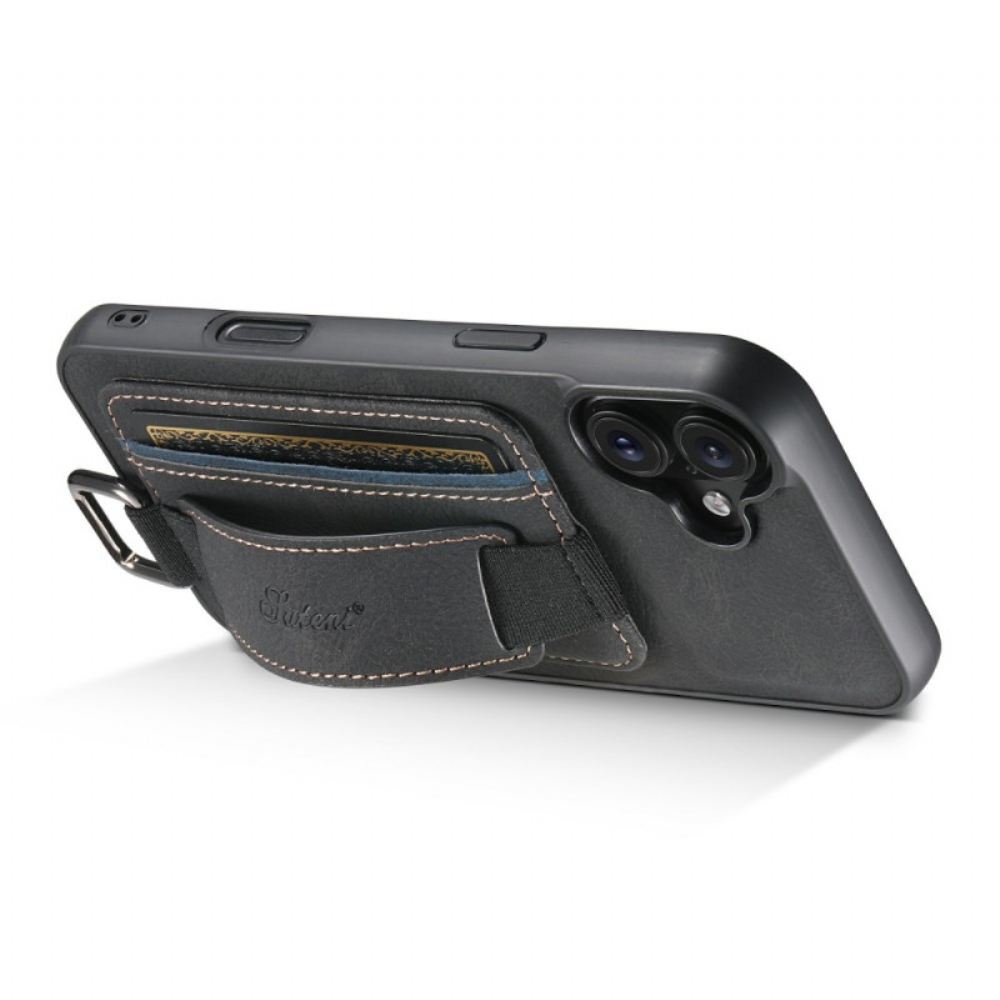 Kryt iPhone 17 Pouzdro Na Karty S Retro Designem