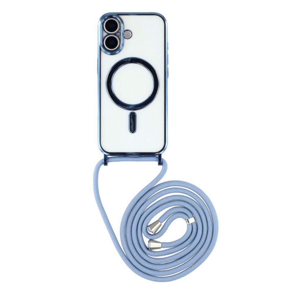 Kryt iPhone 17 Průhledné Pouzdro S Kabelem Kompatibilní S Magsafe