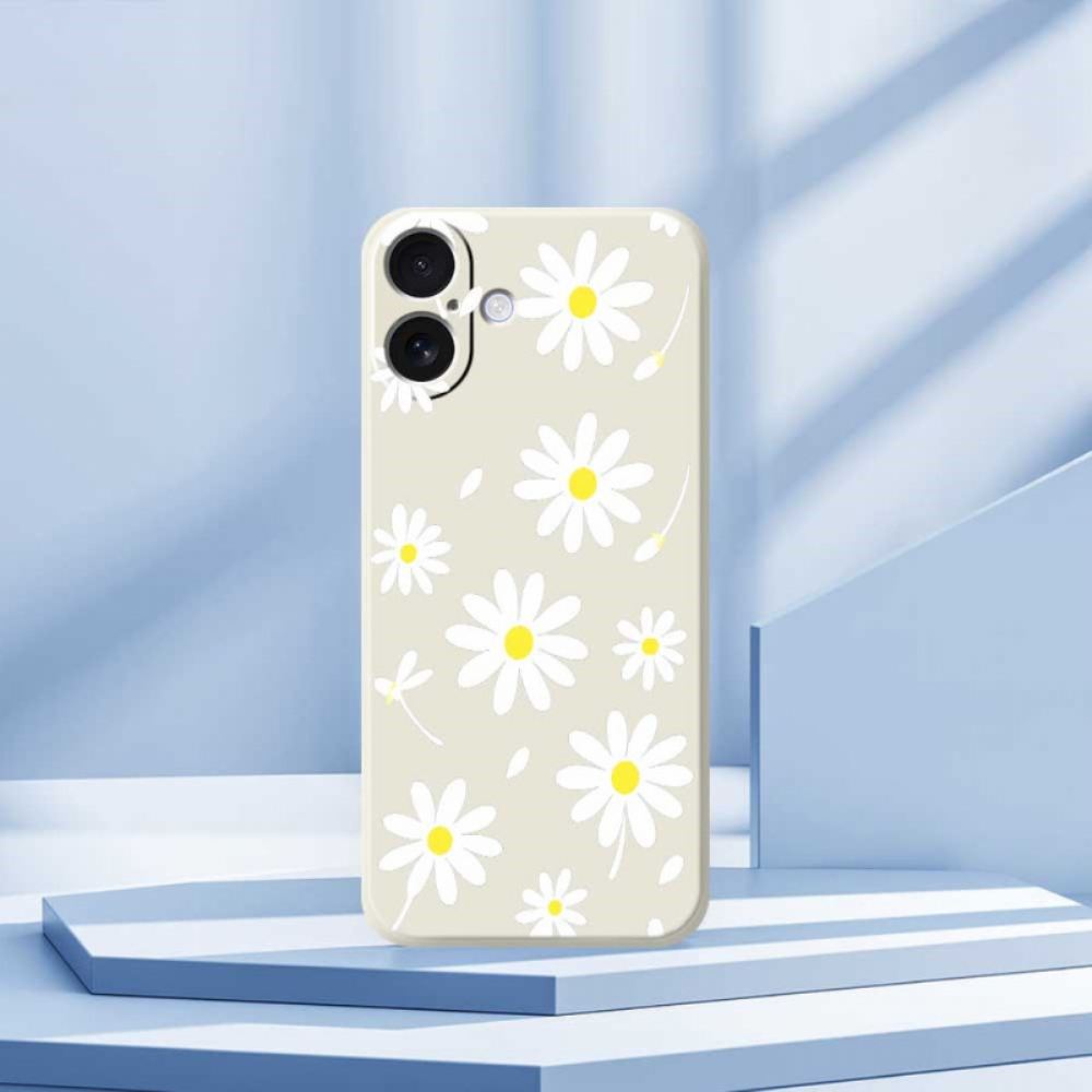 Kryt iPhone 17 Sedmikrásky Z Tekutého Silikonu