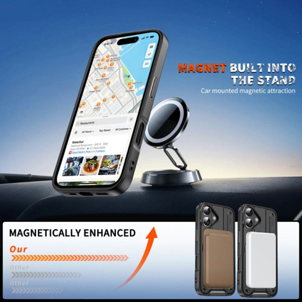 Kryt Na iPhone 17 Otočný Stojan A Kompatibilita S Magsafe