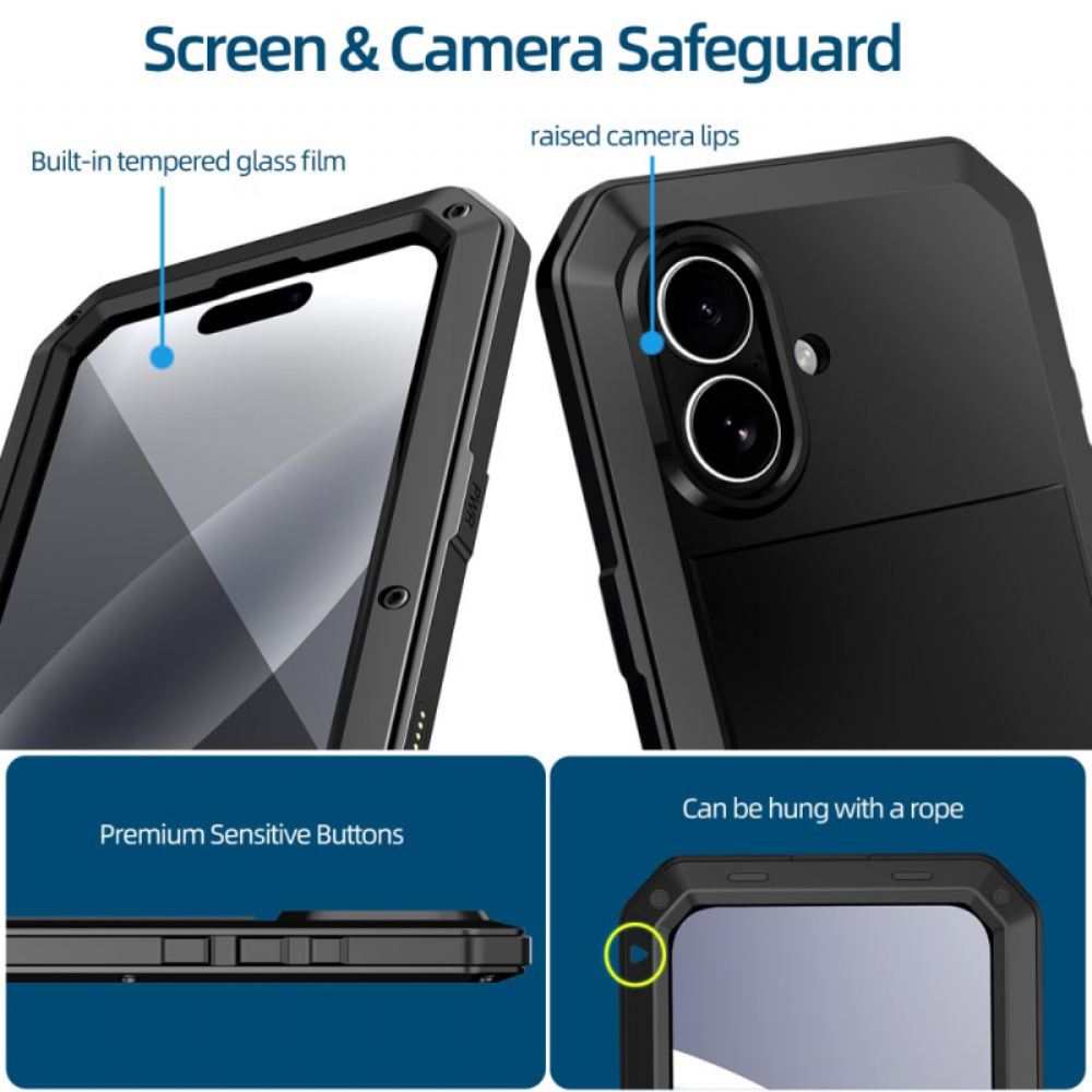 Kryt Na iPhone 17 S Ochranou Obrazovky Z Tvrzeného Skla