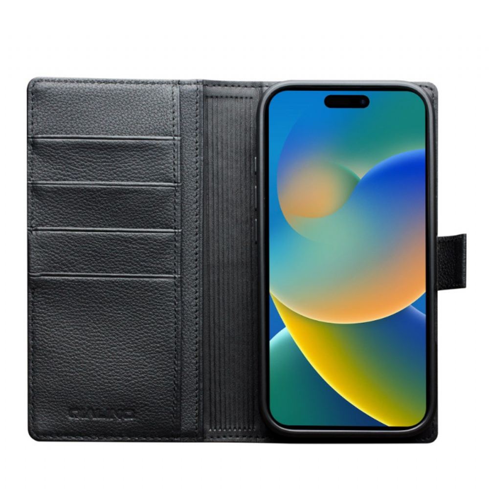 Peněženková Pouzdra iPhone 17 Kryty Na Mobil Odnímatelné Kožené Pouzdro Premium Magsafe