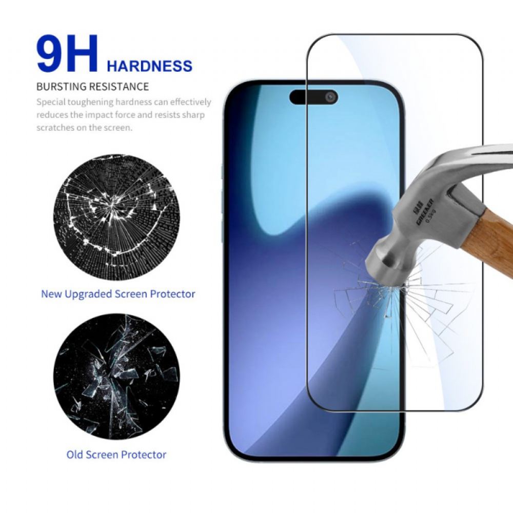 Tvrzené Sklo S Plným Pokrytím Obrazovky Ochranný Kryt Pro iPhone 17