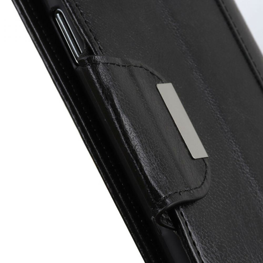 Flipové Pouzdro Na Samsung Galaxy S20 Kovová Spona Z Umělé Kůže