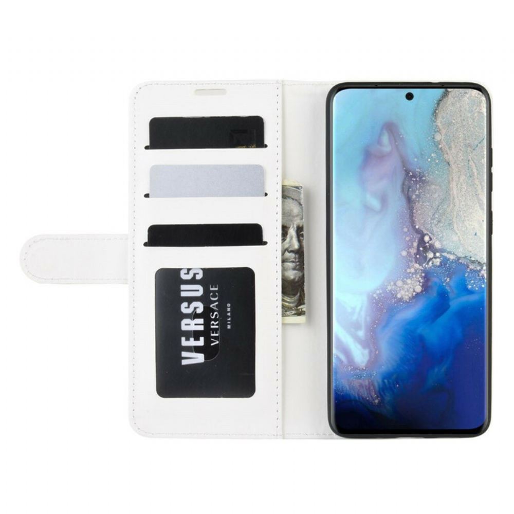 Kožené Pouzdro Na Samsung Galaxy S20 Efekt Jemné Kůže