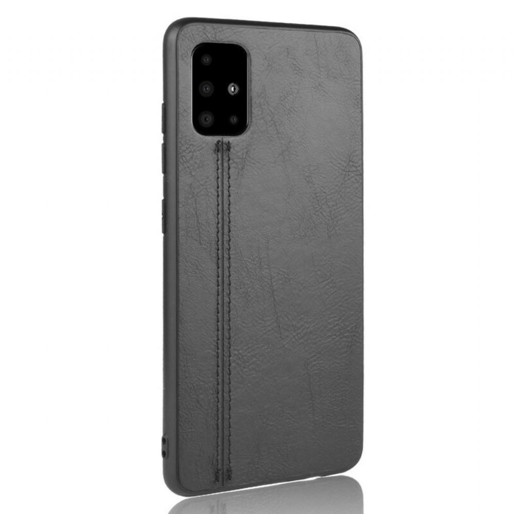 Kryt Na Samsung Galaxy S20 Efekt Švu Z Kůže