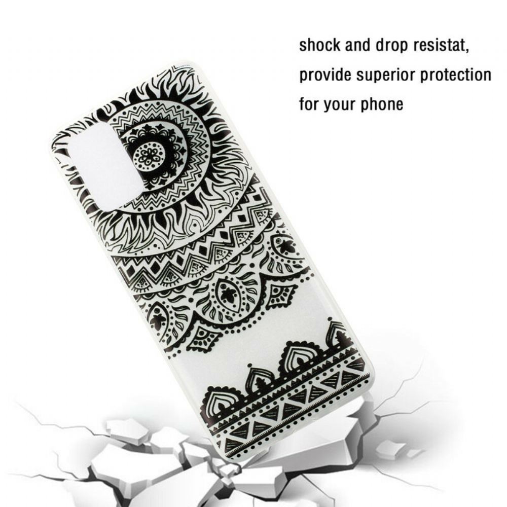 Kryt Na Samsung Galaxy S20 Průhledná Květinová Mandala