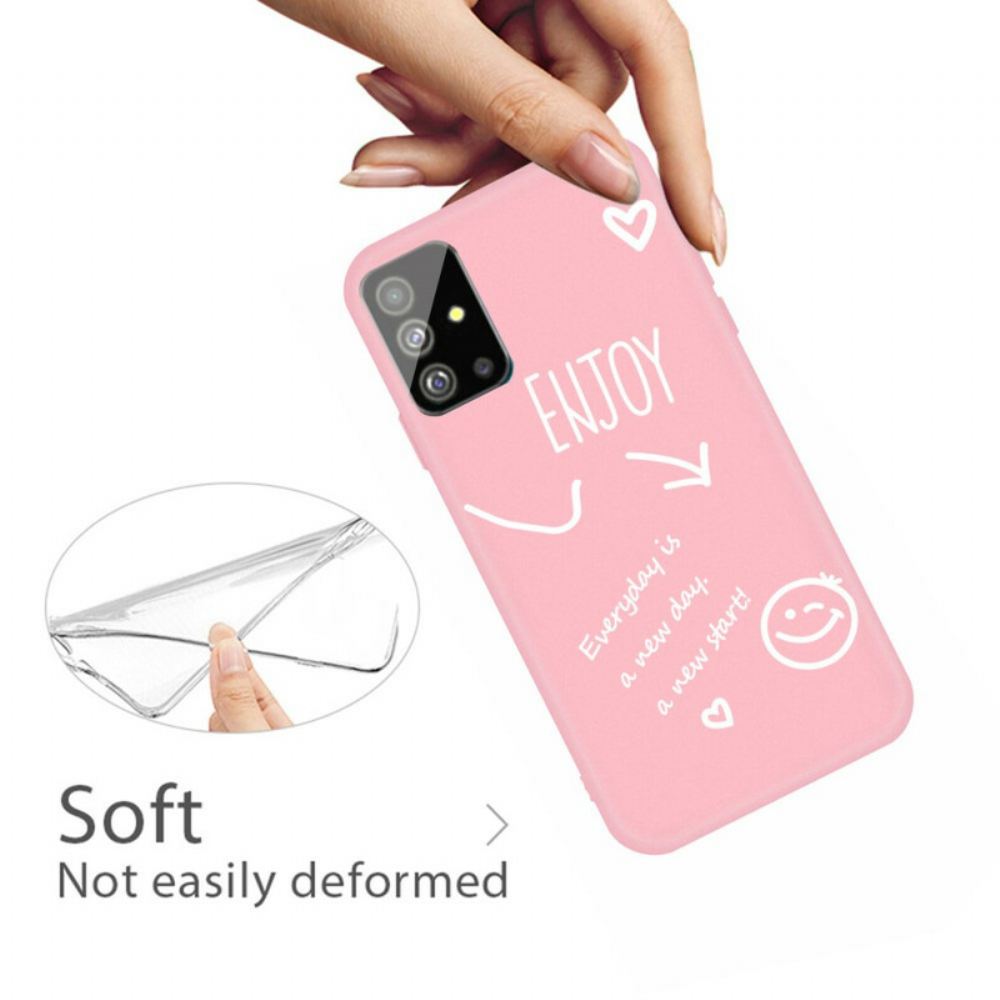 Kryt Na Samsung Galaxy S20 Silikonová Radost
