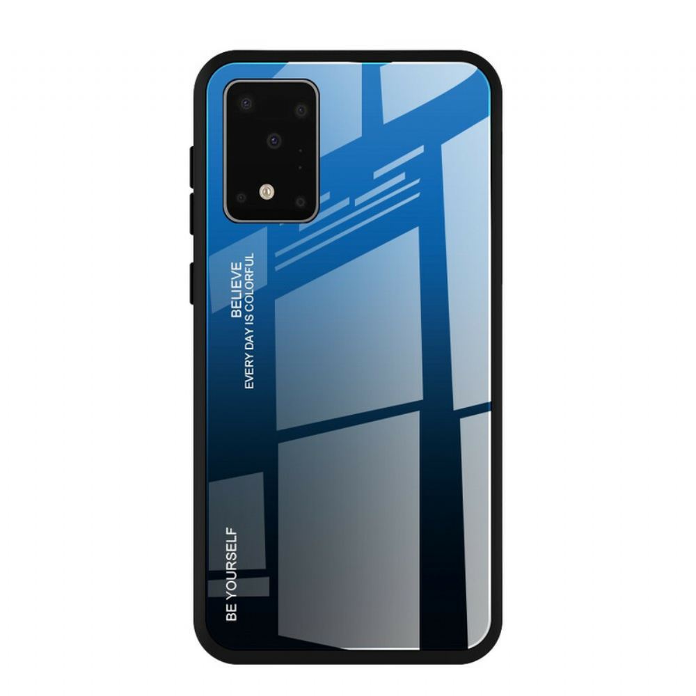 Kryt Na Samsung Galaxy S20 Tvrzené Sklo Buďte Sami Sebou