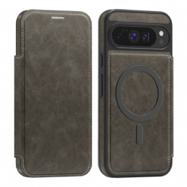 Kožené Pouzdro Folio Google Pixel 10 Pro Xl Kompatibilní S Magsafe A Pouzdrem Na Rfid Karty