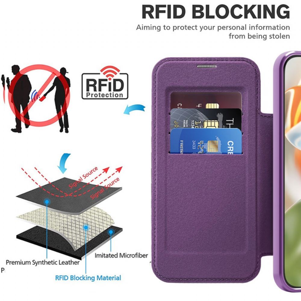 Kožené Pouzdro Folio Google Pixel 10 Pro Xl Prošívané Kompatibilní S Magsafe