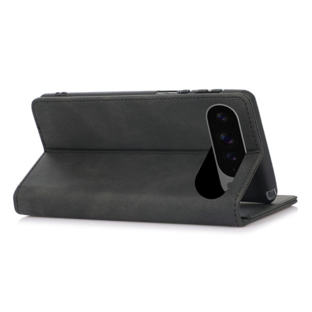 Kožené Pouzdro Folio Google Pixel 10 Pro Xl Semišový Efekt